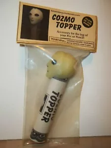 BURLINGAME MUSEUM OF PEZ NOW CLOSED COZMO TOPPER GLOW IN THE DARK ALIEN 1996 - Picture 1 of 3