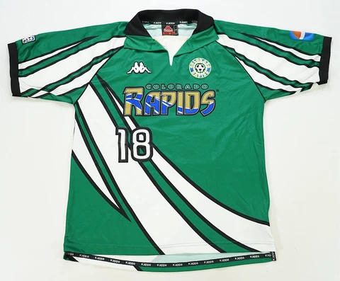 Rare Vintage KAPPA Gara Jeff DiMaria Colorado Rapids Soccer Jersey 90s 2000s L Cover