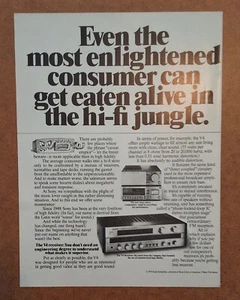 Vintage Music Stereo Electronics - Sony V4 Receiver - 1979 Art AD - Picture 1 of 1