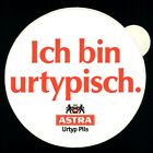 Werbe Aufkleber - Astra Pils Urtyp Bier - 11x11cm - Vintage Reklame Werbung 80er