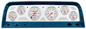 Cuadro de instrumentos de inserción de tablero de panel de calibre de aluminio para camioneta Chevy 64 65 66 - Imagen 1 de 1