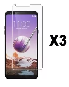 3 Pack Tempered Glass Screen Case Friendly, Bubble Free for LG Stylo 4/Stylo 5 - Picture 1 of 1