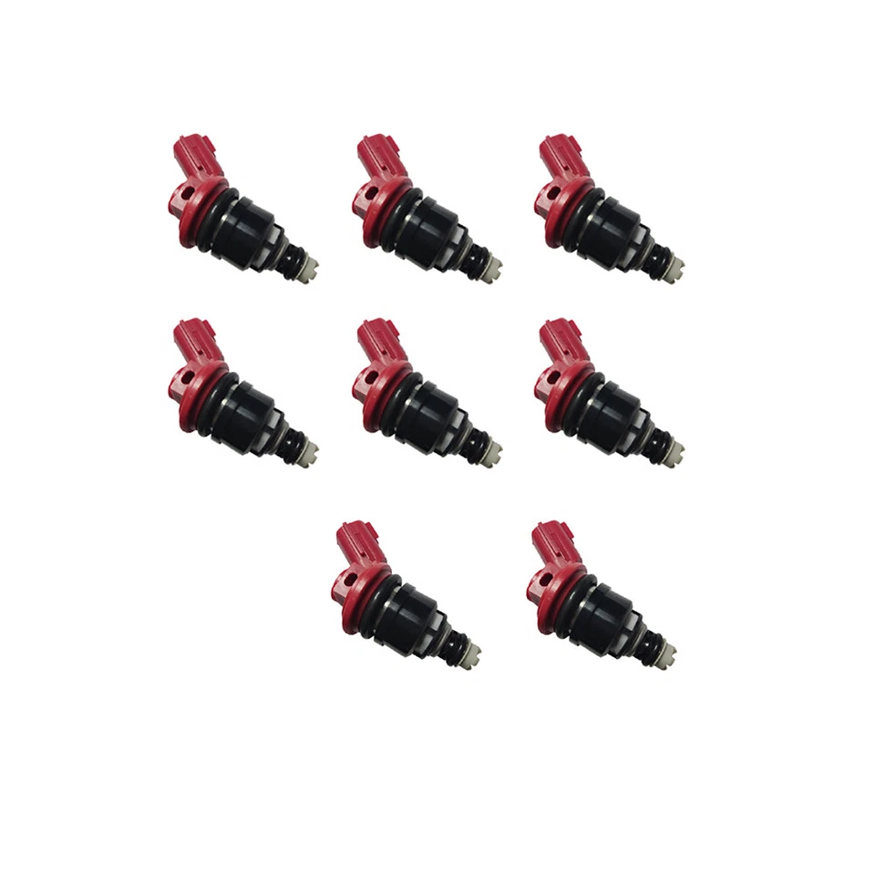 Set 8 Remanufactured Fuel Injectors fits 1997-2001 Infiniti Q45 166001P102 - Image 1 of 4
