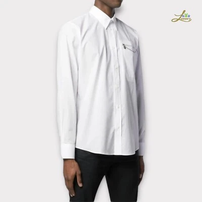 Givenchy рубашка G цепочка деталь карман спереди размер 41 - Изображение 1 из 4