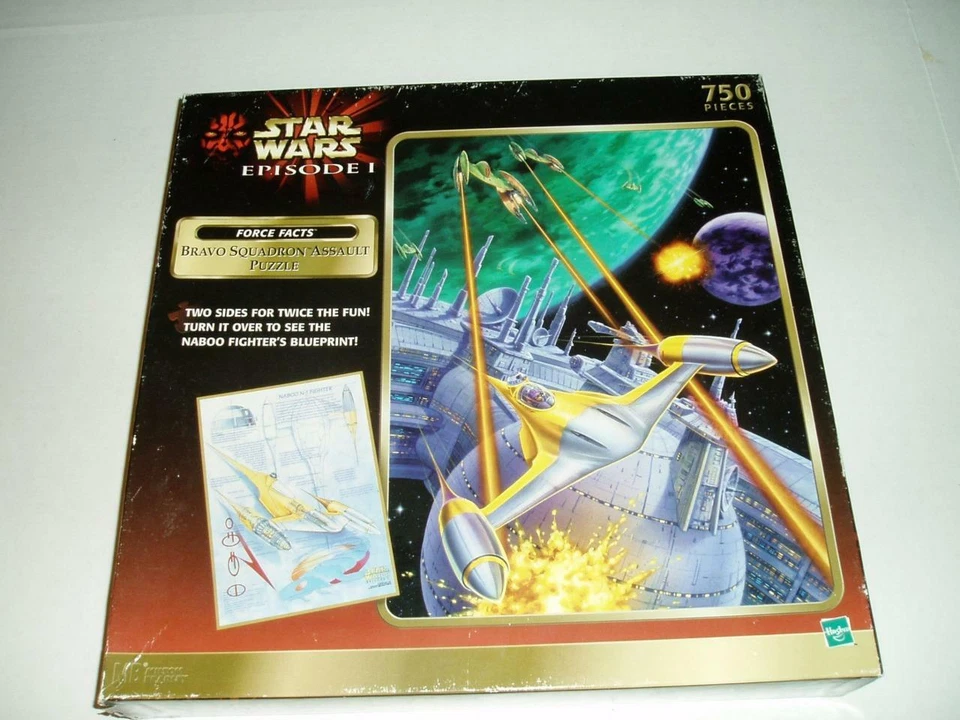 Star Wars Episode 1 Gungan Sub Escape Puzzle & Blueprint 2side 750 PC Jigsaw