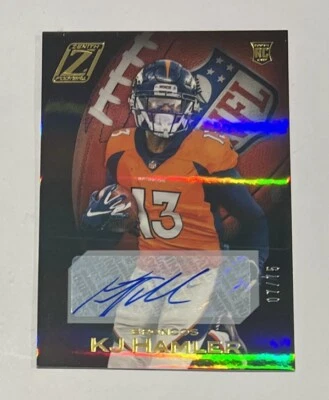 2020 Panini Zenith KJ Hamler Rookie AUTO /75 Denver Broncos - Image 1 of 2