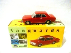 Corgi Vanguards Ford Cortina Mk 2 Super Dragoon rot VA04106 SELTEN  - Bild 1 von 1
