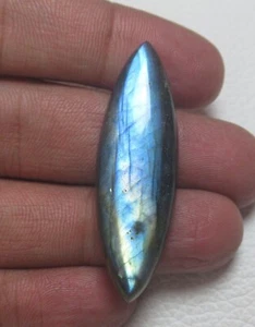 Natural Labradorite Marquise Cabochon 38.95 Cts Smooth Gemstone Cabochon J 946 - Picture 1 of 5