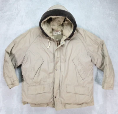 Vintage Men's 40s 50s Hercules Outerwear Sears Down Hooded Parka Coat Jacket - Image 1 of 4
