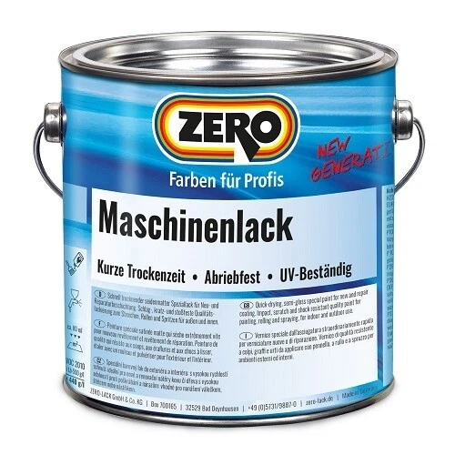 ZERO Maschinenlack Holz- und Metallack 0,75 Liter RAL Farbtöne - Bild 1 von 1