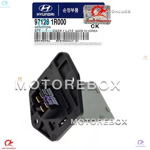 Genuine Blower Motor Resistor OEM Hyundai Accent Veloster 2012-17 ✅971281R000✅ - Picture 1 of 3