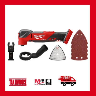 Milwaukee M18FMT-0 Cordless Brushless Multi Tool - M18 5 Years Warranty - image 1 of 3