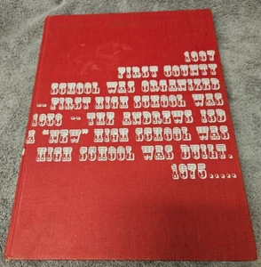 1975 Andrews High School Yearbook Andrews, Texas / The Mustang - Picture 1 of 17