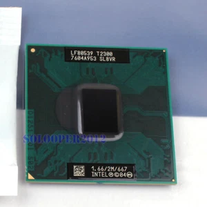 Free shipping Intel Core Duo T2300 CPU 1.66GHz Socket M (SL8VR)667 MHz Processor - Bild 1 von 1