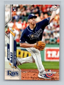 2020 Topps Opening Day Brendan McKay Rookie #1 Tampa Bay Rays Baseball Card