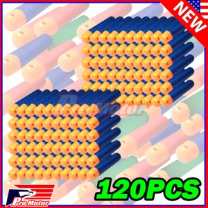 Lot 120x Blue Pack Refill Foam Bullet XL Darts For air warriors Max Mega Blaster - Picture 1 of 2