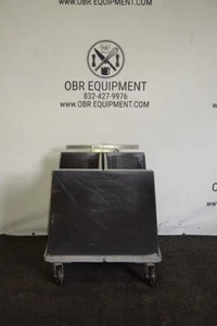 4 SECTION STAINLESS STEEL PLATE/ PLATE COVERS MOBILE CADDY CART - Picture 1 of 6