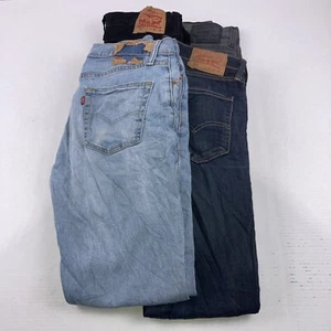 4 Stück Levi's 511 Skinny Fit Jeans blau/schwarz Herren Größe 32 x 34 - Bild 1 von 13