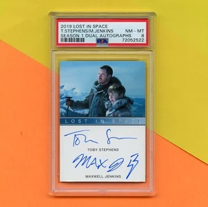 2019 Lost in Space Rittenhouse Dual Autographs Trading card PSA 8 - Picture 1 of 3
