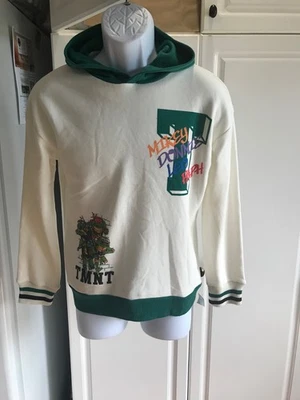 Nickelodeon Niños L Adolescentes Mutantes Tortugas Ninja Marfil Pullover Sudadera con Capucha Foto 1 de 4