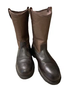 Georgia Boot Herren 8,5 M Gummistiefel Stahlkappe Wasserdicht Arbeitsstiefel Braun - Bild 1 von 6