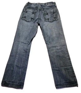 Helix Instinct Is A Virtue Jeans Slim Boot 14 Teen Dark Whisker Boys Jeans - Picture 1 of 5
