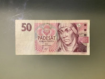 Czech Republic Czechia 50 Korun 1997 Circulated - Image 1 of 2