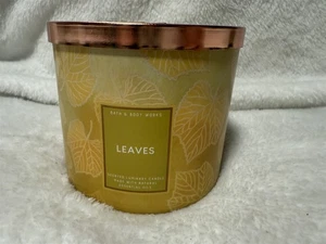 Bath & Body Works Blätter 3-Docht Glas Kerze - Bild 1 von 5