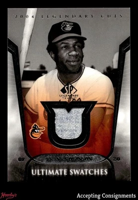 SP Legendary Cuts Ultimate Swatches 2004 #FR Frank Robinson pantalones usados en el juego Foto 1 de 2