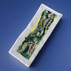 Dede Handpainted Needlepoint Canvas  Countryside Village England Landscape - Picture 1 of 13