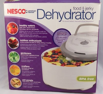 Desidratador Nesco FD-75PR Food & Jerky - 5 bandejas e acessórios - excelente - Imagem 1 de 4