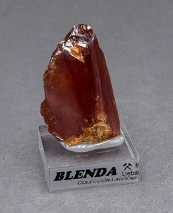 ESFALERITA BLENDA ACARAMELADA Las Manforas Aliva ESPAÑA MINERALES 40x25x15mm B28 - Imagen 1 de 11