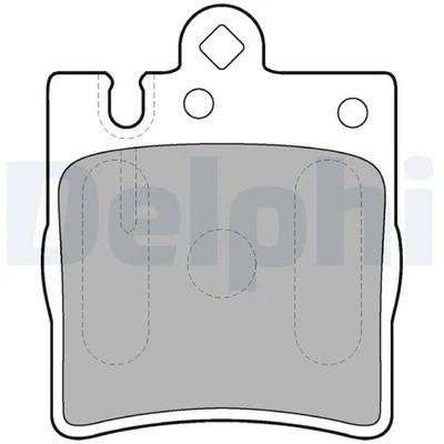Satz Bremsbeläge Bremsklötze hinten für Mercedes C-Klasse CL203 W203 | 659293 - Bild 1 von 2