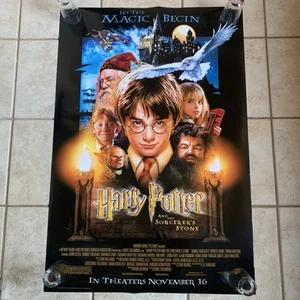 Doppelseitiges Harry Potter Stein der Weisen 2001 Original Filmplakat 27"x40" DS - Bild 1 von 15
