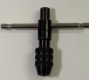 Used T-Handle Tap Wrench 0–1/4” Capacity – Made in USA – Fully Functional - Picture 1 of 6