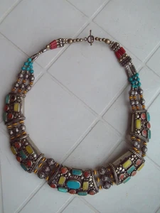 Ancien collier Berbère ou Népal - Imagen 1 de 18