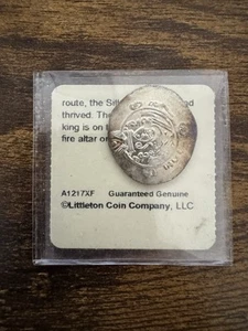 780-793 n. Chr. Tabaristan antike Silber Hemidrachme Münze - SEIDENSTRASSE - Bild 1 von 4