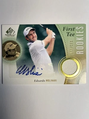 2013 SP GAME USED EDOARDO MOLINARI #37 ROOKIE ⭐️AUTO SHIRT /399‼️Nice - Image 1 of 2
