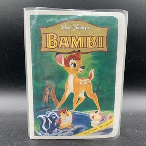 McDonalds 1996 Bambi Ornamento Disney Happy Meal VHS Clamshell - Foto 1 di 4