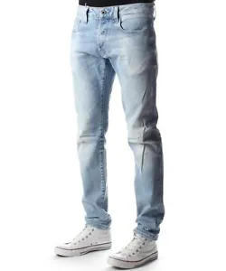 G-Star Raw Mens 3301 Slim Jeans 30" x 32" BNWT Nippon Stretch Denim Lt Aged s m  - Picture 1 of 10