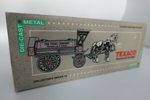 Ertl Texaco 1991 Diecast Horse and Tanker Coin Bank w Key #8 Limited Edition 