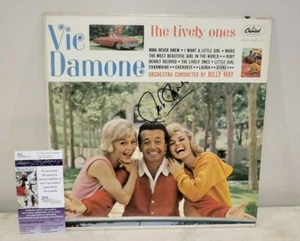 VIN DAMONE MUSIC LEGEND SIGNED AUTOGRAPHED ALBUM COVER AUTHENTIC RARE JSA COA - Imagen 1 de 4