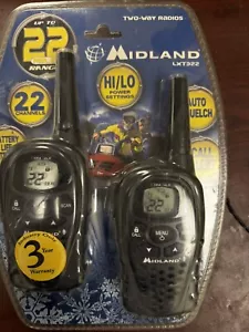 Radios bidireccionales Midland LXT322 22 canales hasta 22 millas de alcance nuevas selladas - Imagen 1 de 2