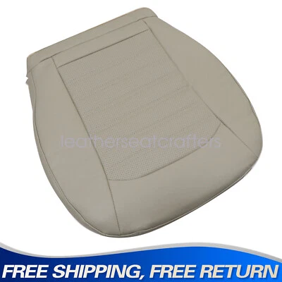 Driver Bottom Leather AC Seat Cover Tan For 2013 2014 2015 2016 2017 Ford Fusion - Imagem 1 de 4