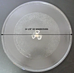 14 1/8" Kenmore Microwave Glass Turntable Tray / Plate MJS47373304 Gently Used - Picture 1 of 5