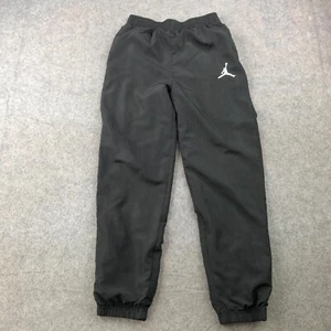 Jordan Sweatpants Boys Large Black Casual Youth Drawstring Hiking Gym Jumpman - Picture 1 of 12