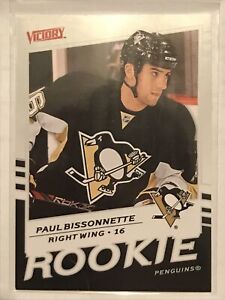 2008-09 Upper Deck Victory Paul Bissonnette #311 Rookie Card Penguins