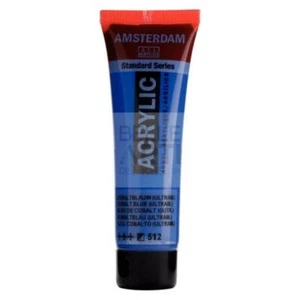 COLORE ACRILICO 512 BLU COBALTO AMSTERDAM "ACRYLIC" TUBO DA 20ML - Imagen 1 de 4