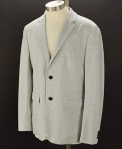 THEORY Mens Light Gray Melange CLINTON 2 Button Cotton Blend Jacket 42 NWT - Picture 1 of 2