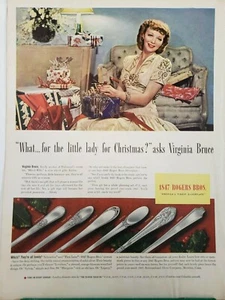 Anuncio impreso de Roger Bros 1940 efímero decoración de arte de pared Virginia Bruce - Imagen 1 de 1